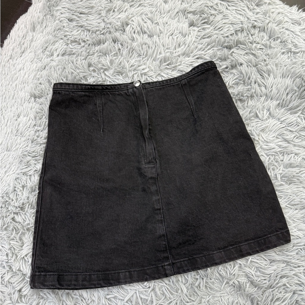Classic Calvin Klein Black Denim Skirt